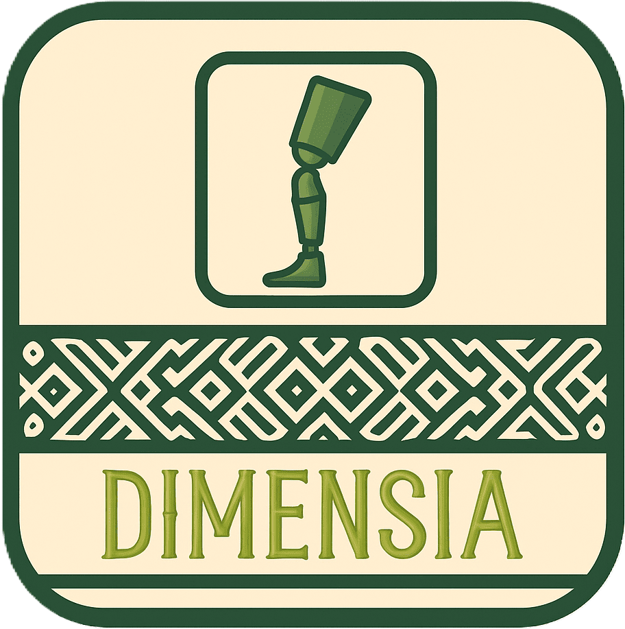 Logotipo de Dimensia (prótesis)